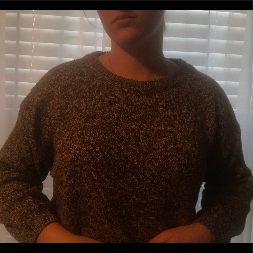 Warm Cropped Winter Sweater